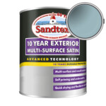 sandtex 10 year exterior multi surface satin paint gentle blue 1